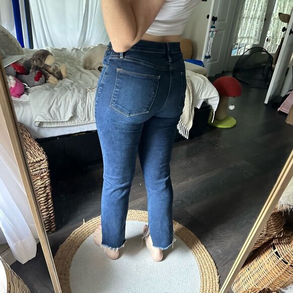 Frame Blue Denim 28 Le High Straight Fort Fellah Jeans - Picture 3 of 6